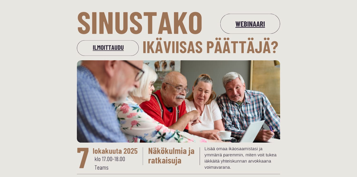 Ikäviisas päättäjä -webinaari