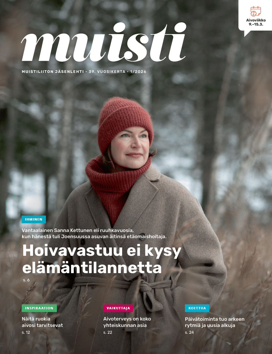 Muisti-lehden 1/2026 kansikuva.