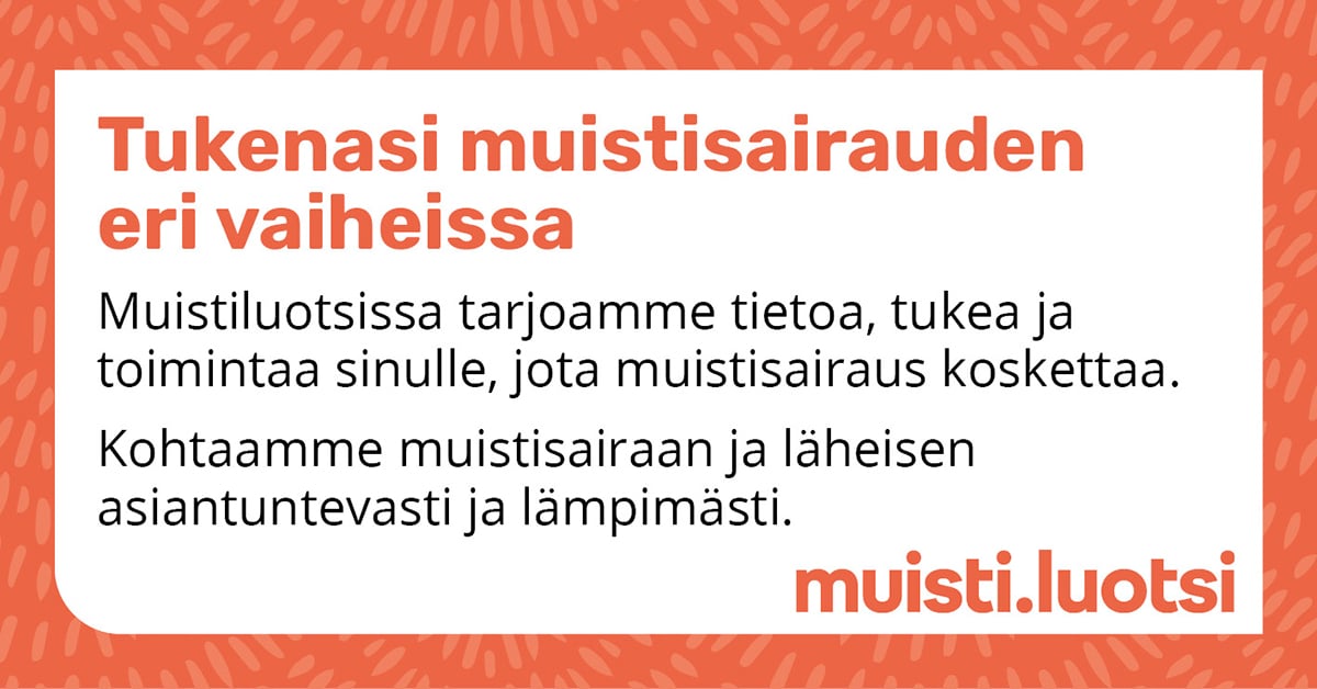 Muistiluotsin asiakaslupaus.