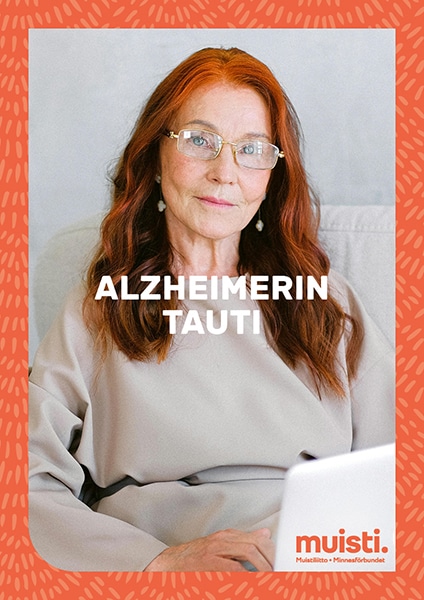 Alzheimarin taudin oppaan kansi.