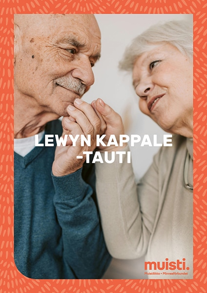 Lewyn kappale -taudin esitteen kansi.
