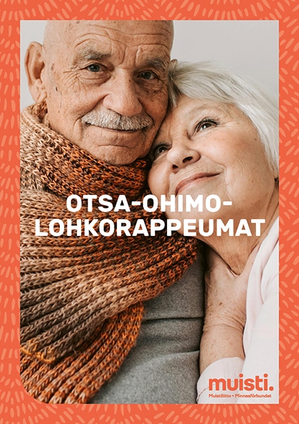 Otsaohimolohkorappeuman esitteen kansi.